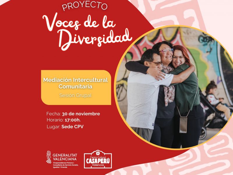 Sesión Grupal de Mediación Intercultural Comunitaria