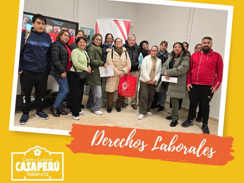 Taller de Derechos Laborales, en el sector de trabajadoras del hogar y los cuidados