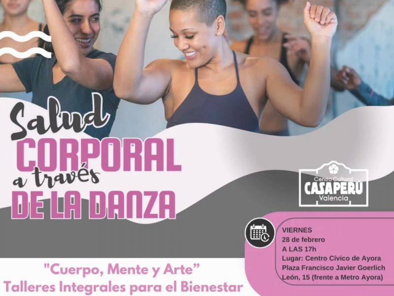 Salud corporal a través de la danza, un Movimiento Hacia el Bienestar en Casa Perú Valencia