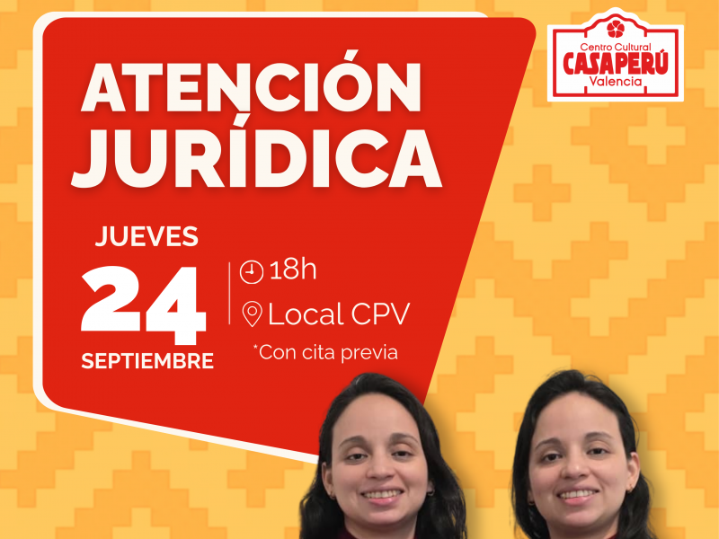 Atención jurídica gratuita en Casa Perú Valencia