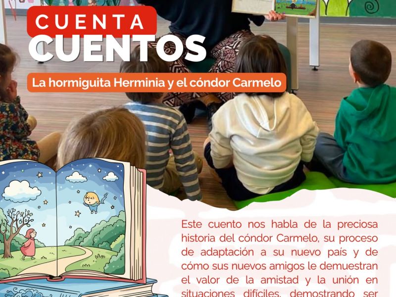 Cuenta Cuentos: “La hormiguita Herminia y el cóndor Carmelo”