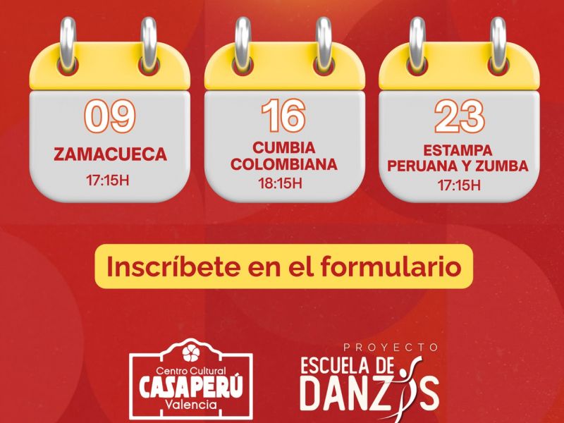 Clases de baile en julio