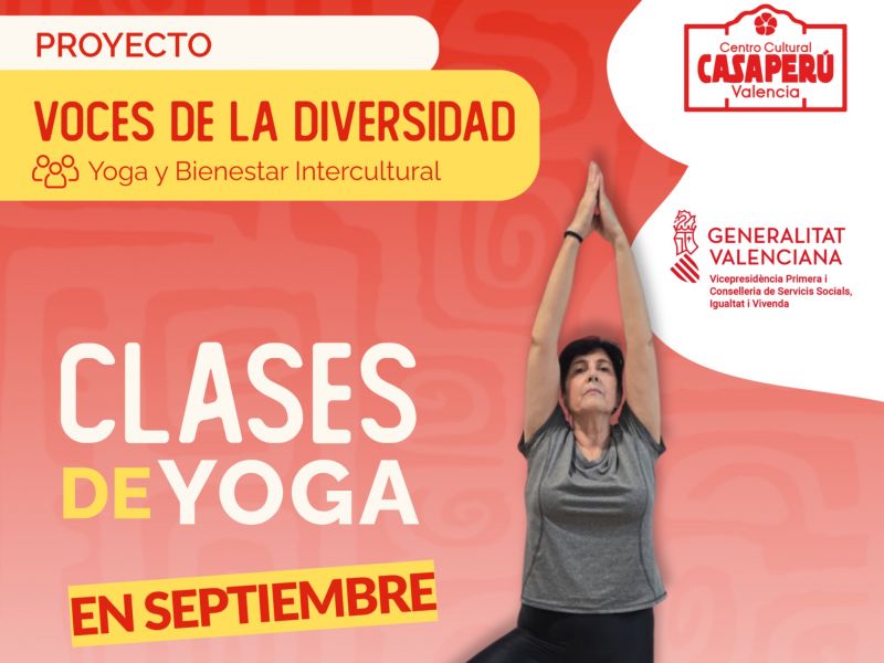 Clases de yoga en el marco del proyecto “Voces de la Diversidad”