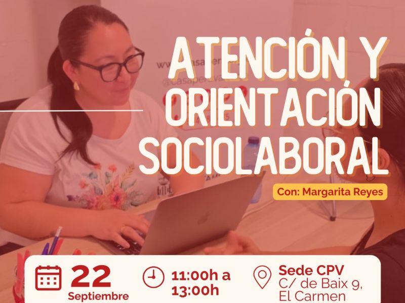 Atención y Orientación Sociolaboral – Itinerarios de acompañamiento para la inclusión y la autonomía.