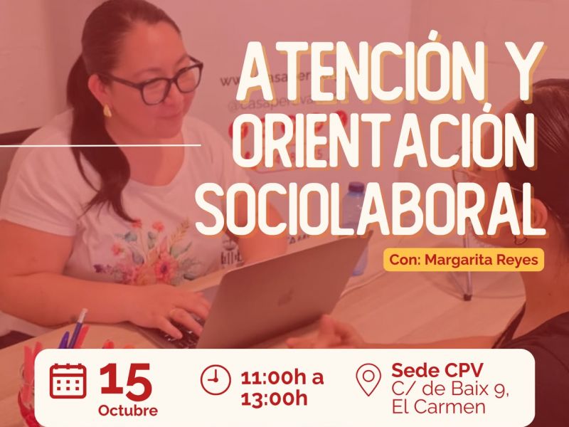 Atención y Orientación Sociolaboral Gratuita en Casa Perú Valencia