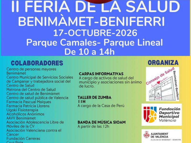 II Feria de la Salud de Benimàmet-Beniferri