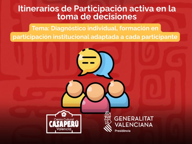 Itinerarios de participación activa en la toma de decisiones.