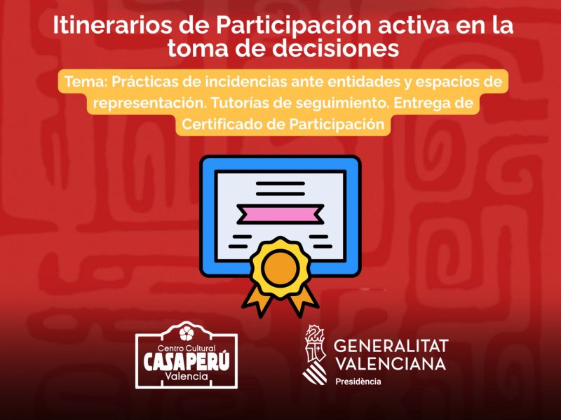 Participación ciudadana y la incidencia institucional